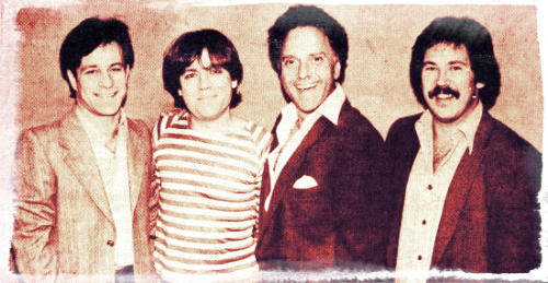 Saul Davis (Seymour's manager), Phil, Bogart and Peter Paterno (Seymour's attorney)